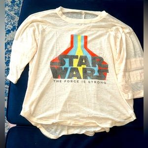 Off white cream colored Star Wars tee XL